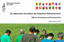Titelseite der Broschüre "Die allgemeinen Grundsätze des integrierten Pflanzenschutzes"