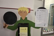 Klenzi-figur Mit Speiseplan