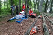 Rettungsübung im Ebersberger Forst 4